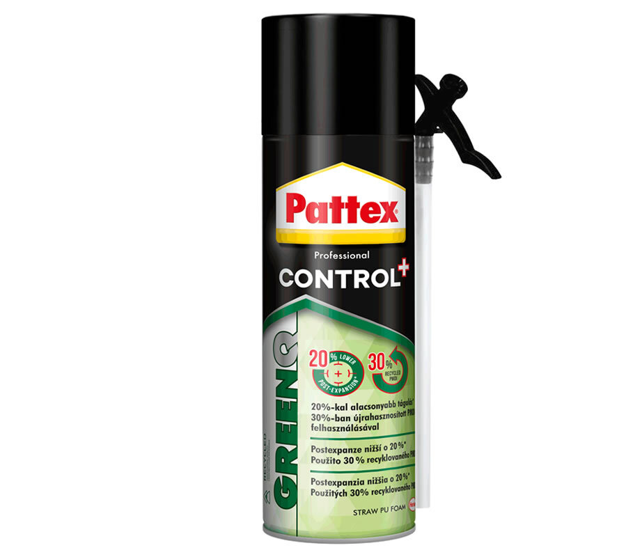 Pattex GreenQ Control+ - Trubičková PU polyuretánová pena 500ml