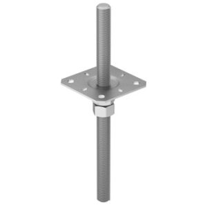 Domax PPSR 130 Pätka nastaviteľná k stĺpiku 130x330x3mm