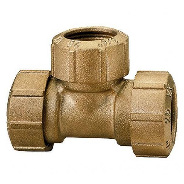 Spojka plast  25x25x25 T-kus