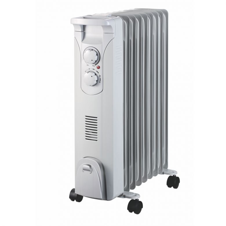 DEDRA Olejový ohrievač 2000W + ventilátor 400W