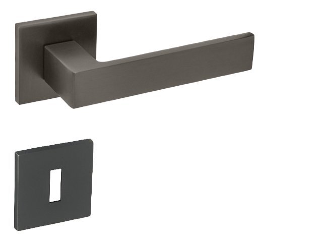 Kľučka na dvere Hit HR SQ6 KL/KL na rozetách