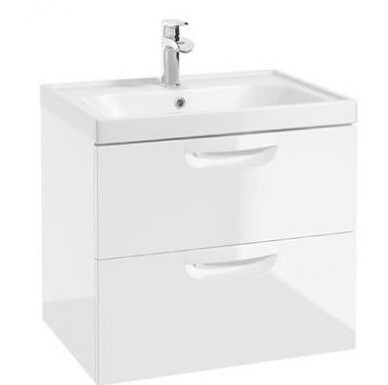 Skrinka Flou D60 OD2S ASM biela pod umyvadlo Frame 58x50x43cm