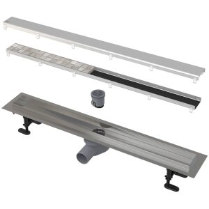Alcaplast Žľab podlahový s roštom 750mm obojstranný