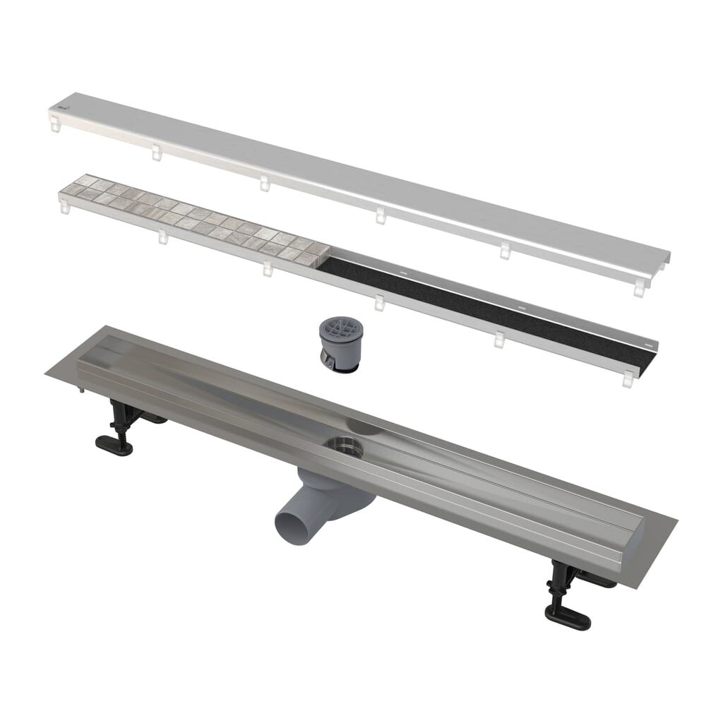 Alcaplast Žľab podlahový s roštom 850mm obojstranný