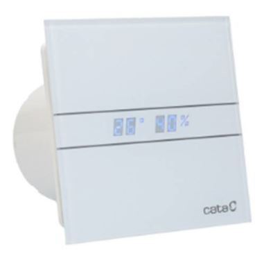 Ventilátor kúpeľňový axialny s automatom 4W/8W E-100 GTH