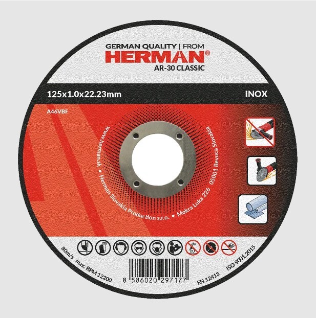 Kotúč rezný oceľ AS-30 115x1.0x22.23mm