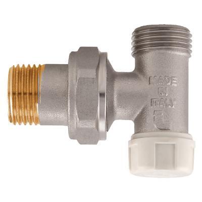 Ventil radiátorový škrtiaci rohový 1/2` Cr s O-krúžkom