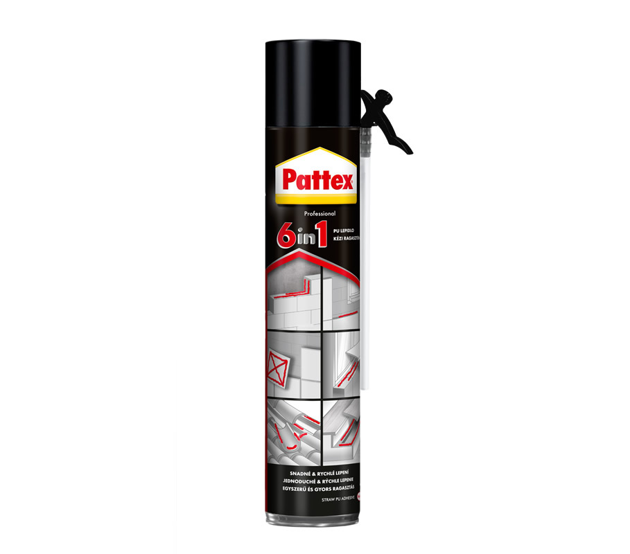 Pattex 6v1 - Univerzálne trubičkové polyuretánové lepidlo 750ml