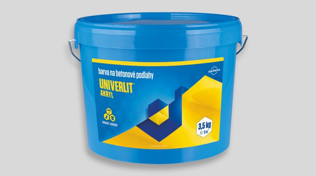 Univerlit Akryl Šedá 14kg RAL7035 Univerlit Akryl Šedá 14kg RAL7035