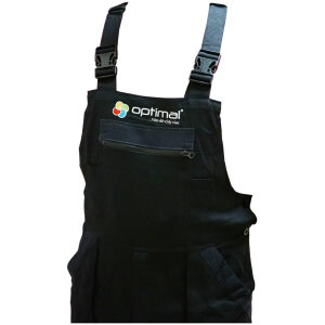 OPTIMAL montérky čierne 56