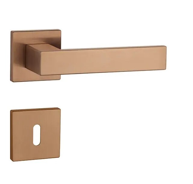 Kľučka AS Pina HR 7S KL/KL na rozetách brúsená meď