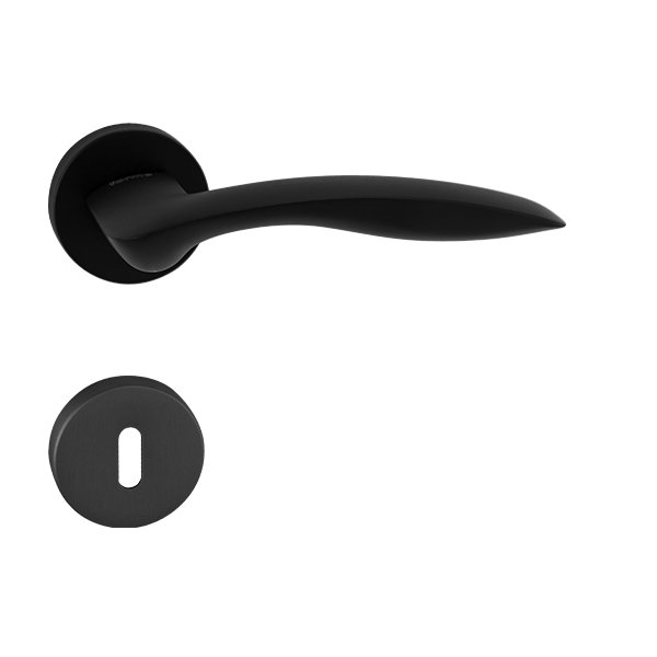 Kľučka FO Cora R KL/KL BB čierna matná