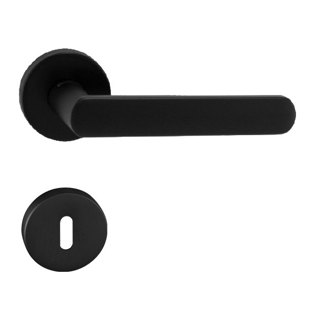 Kľučka FO Solis R KL/KL BB čierna matná