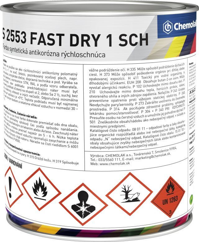 S2553 F Vagona Fast dry B3 3.45l S2553 F Vagona Fast dry B3 3.45l