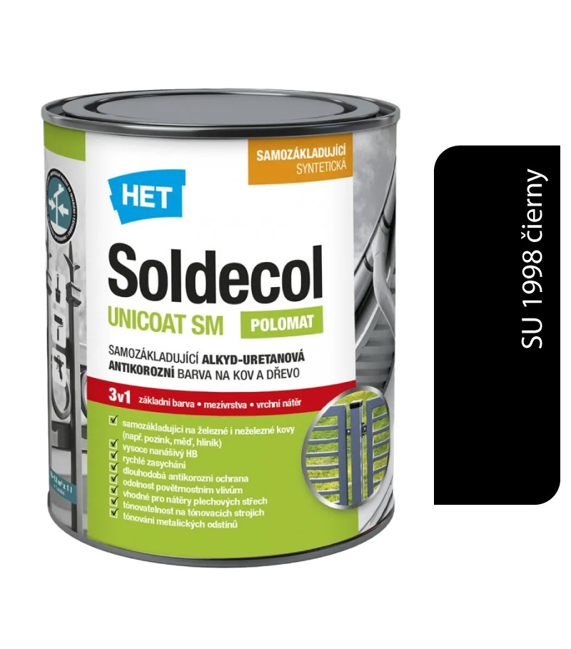 Het Soldecol Unicoat SM SU 1998 čierny 2 Het Soldecol Unicoat SM SU 1998 čierny 2