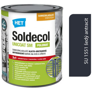 Het Soldecol Unicoat SM SU 1551 šedý antracit 2
