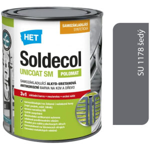 Het Soldecol Unicoat SM SU 1178 šedý 2