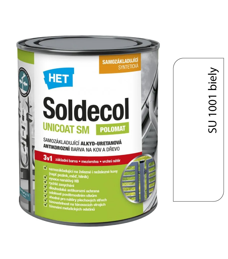 Het Soldecol Unicoat SM SU 1001 biely 0