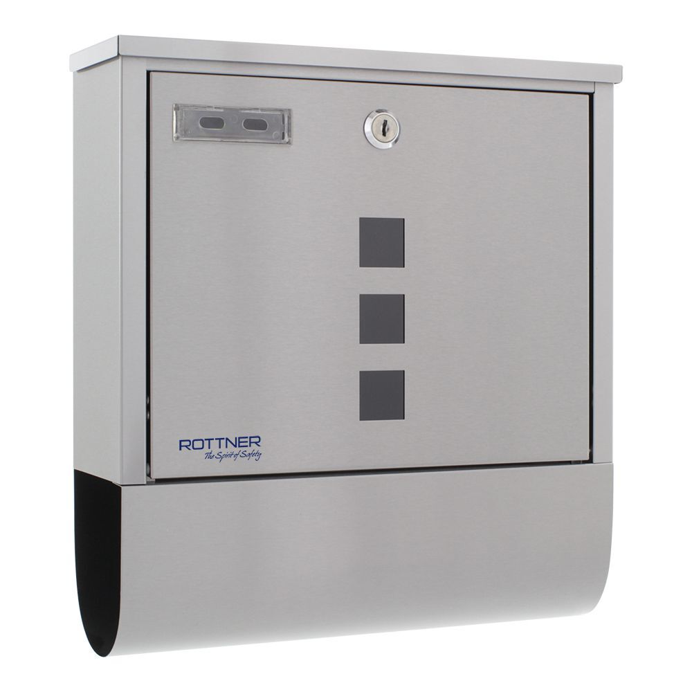 Rottner Costa Inox strieborná Schránka poštová