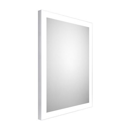 Zrkadlo Logan s Led osvetlením 75x120cm strieborná matná