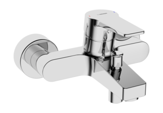 Batéria vaňová nástenná chróm TWIST PP