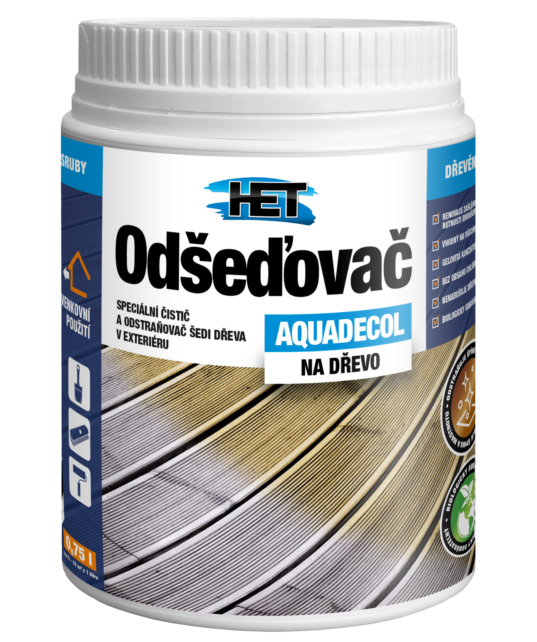 Aquadecol odšeďovač na drevo 0