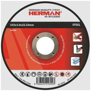 Kotúč rezný ocel AS-40 Abrazor 115x0.7x22.22mm