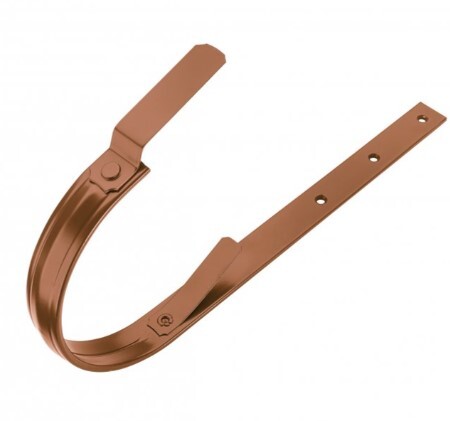 KJG Hák strešný žlabový s prelisom pozink hnedý 33/550 30/5