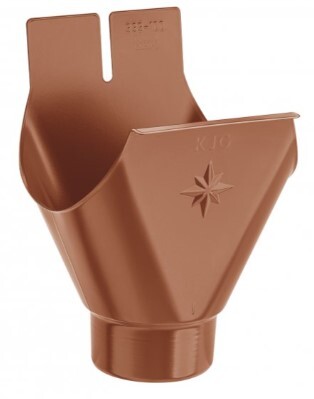 KJG Kotlík žľabový pozink hnedý 33/100