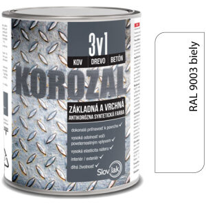 Korozal 3v1 RAL 9003 biely 2