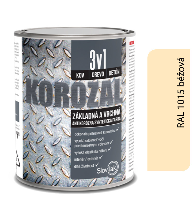 Korozal 3v1 RAL 1015 béžový 0