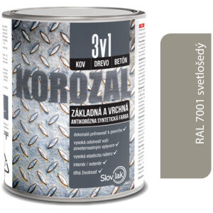 Korozal 3v1 RAL 7001 svetlošedý 2