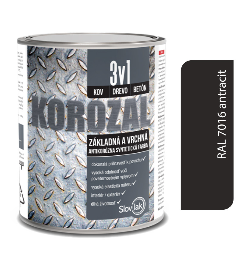 Korozal 3v1 RAL 7016 antracit 0