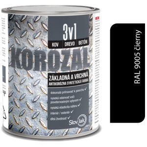 Korozal 3v1 RAL 9005 čierny 0