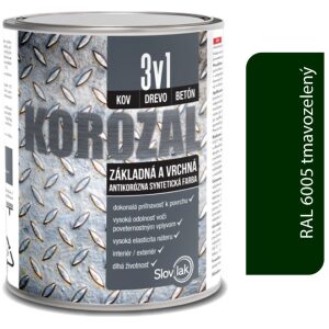 Korozal 3v1 RAL 6005 tmavolozelený 2