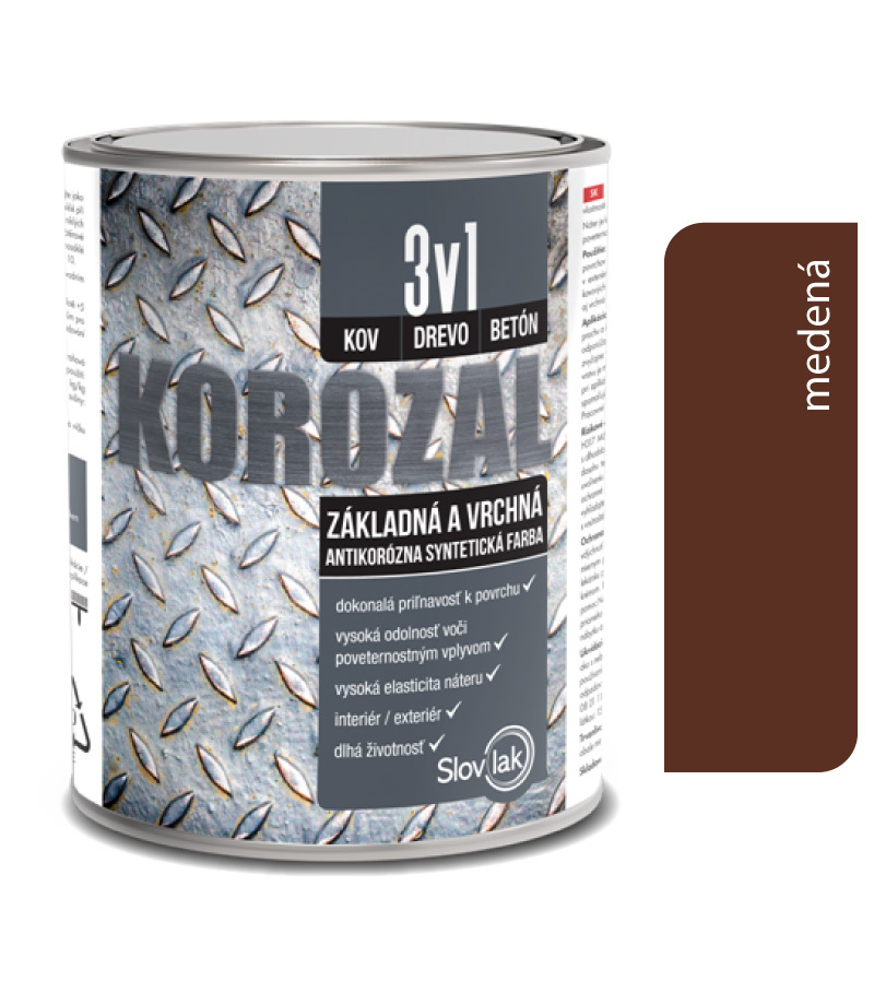 Korozal 3v1 medená 0