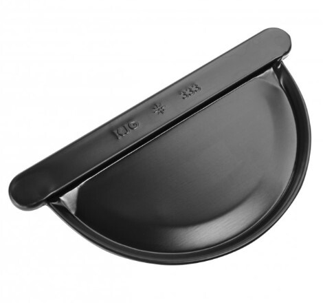 KJG Čelo žľabové pozink čierny 33