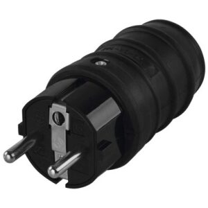 Emos Vidlica gumová IP44 čierna