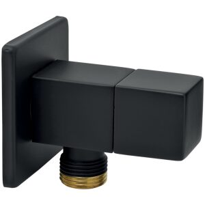 Ventil rohový keramický s krytkou a kovovou pákou 1/2x3/8 Z293-BL