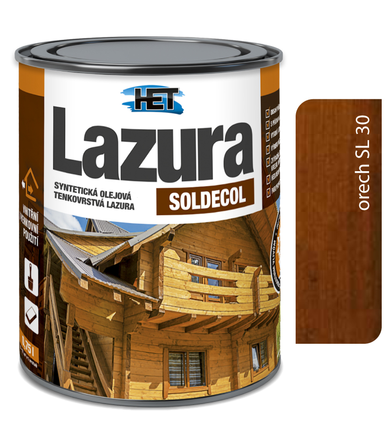 Soldecol Lazura 30 Orech 10l