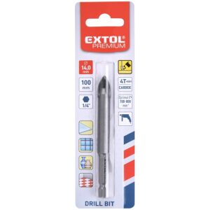 Vrták do skla 14x91mm