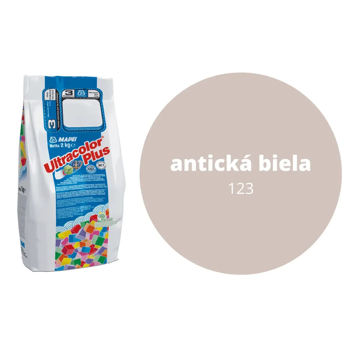 Ultracolor Plus špárovacia malta 123 alu 2kg