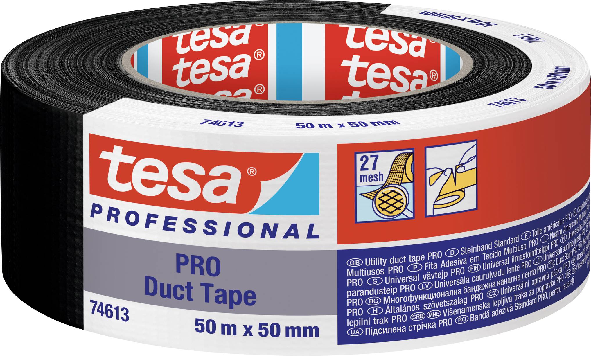 Páska Duct Tape Pro 50mm/50m čierna