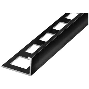 Lišta L 8mm hliník lakovaný čierny matný 250cm