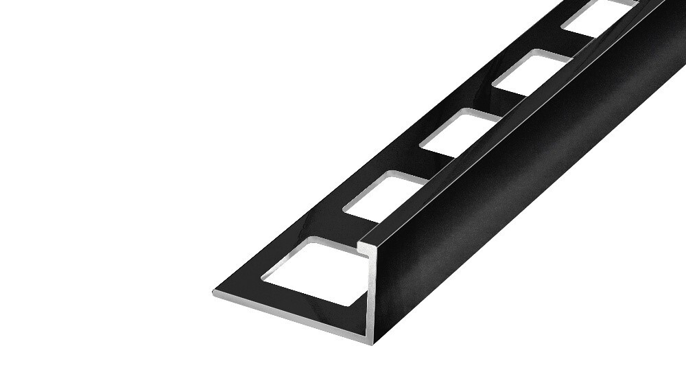 Lišta L 8mm hliník lakovaný čierny matný 250cm