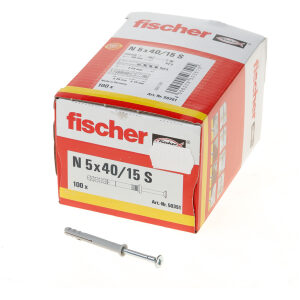 Hmoždinka natĺkacia N 5/15/40 S 100ks