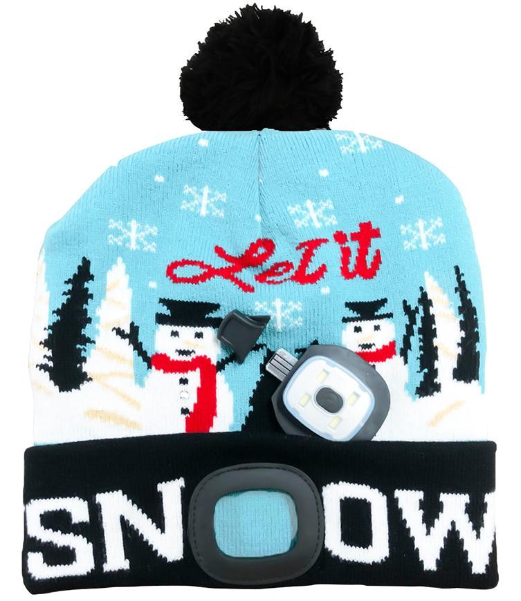 Čiapka Strend Pro X-mas Let it snow modrá L Čiapka Strend Pro X-mas Let it snow modrá L