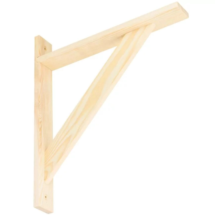 Konzola drevená zosilnená WDW 320 S 280x320mm borovica