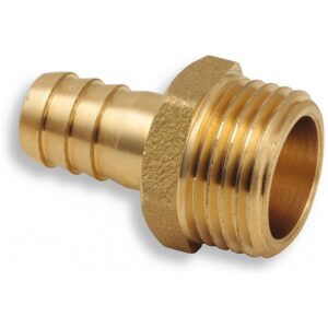 Koncovka hadicová M 1/2`x 12 mosadz
