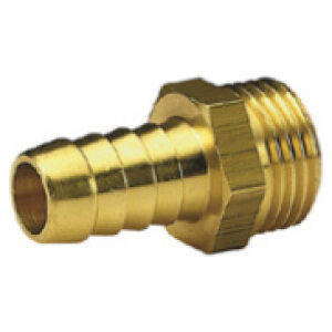 Koncovka hadicová M 1/2`x 10 mosadz